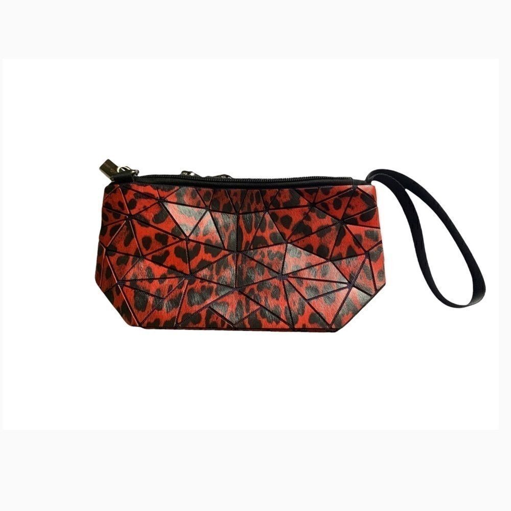 Patrizia Luca Red Crossbody Clutch Handbag